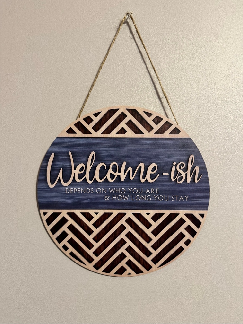 Funny Welcome Door Sign